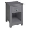 NACHTTISCH 28/30/45 cm Schublade Fach MDF Grau - Grau, Holzwerkstoff (28/45/30cm) - Livingandhome