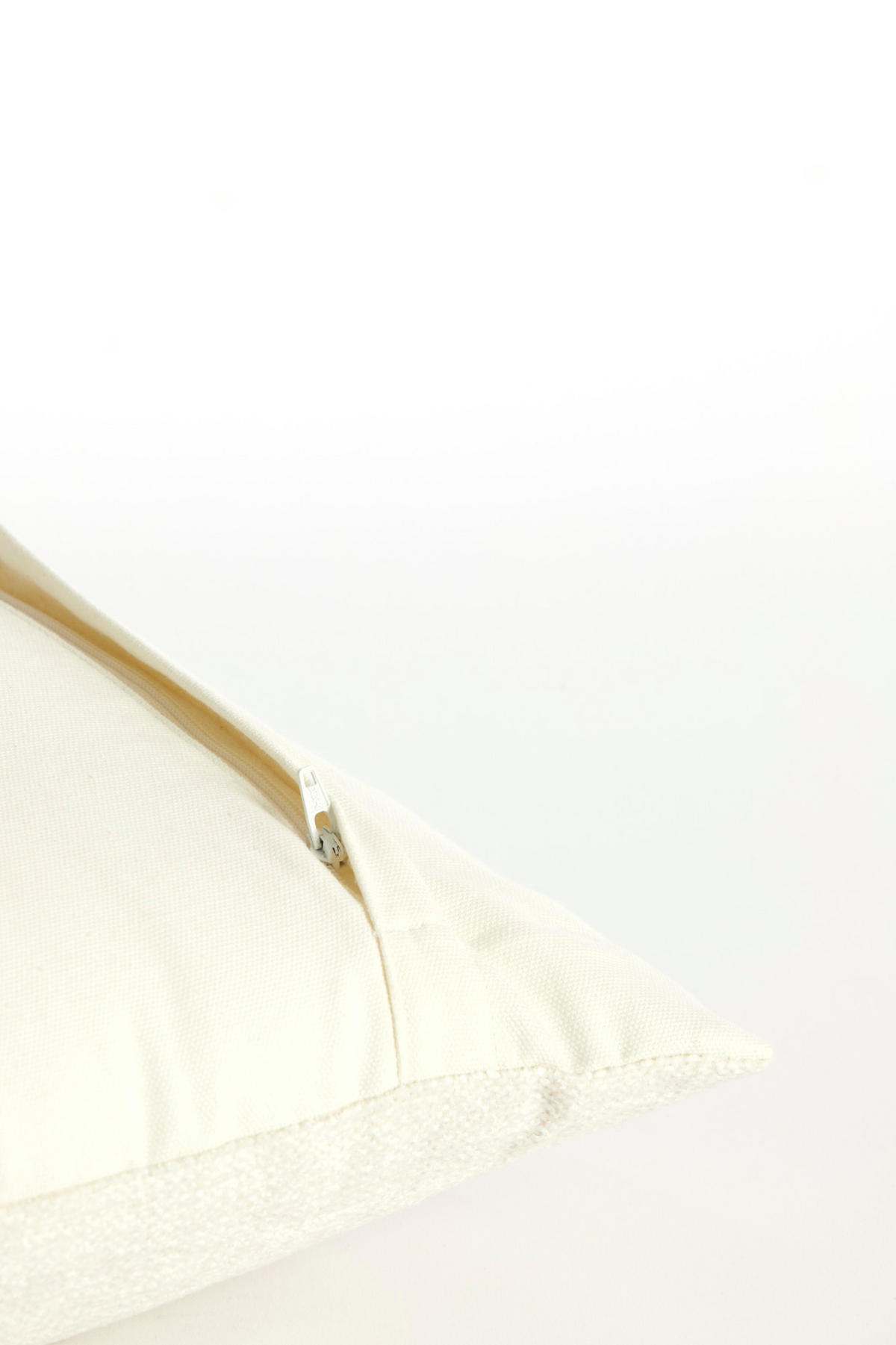 DEKOKISSEN Cinco Weiß 60/30/10 cm - Weiß, Textil (30/60cm) - Light & Living