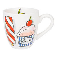 MINITASSE Eis in Bunt - 200 ml - Multicolor, Keramik (0.2L) - Blond Amsterdam