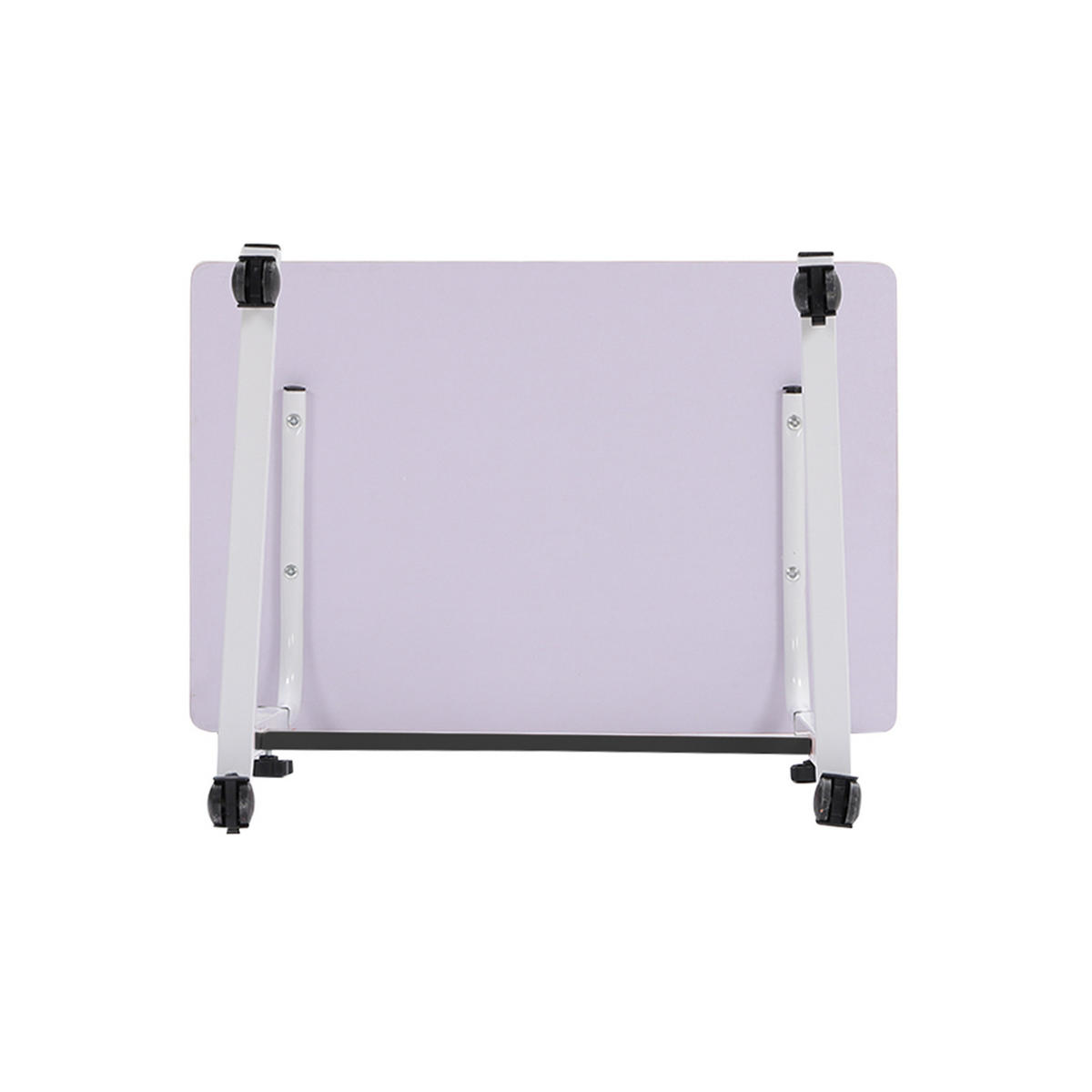 SCHREIBTISCH höhenverstellbar mit Rollen 60x40 cm Büro - Weiß, Kunststoff (40/60/70cm) - Livingandhome