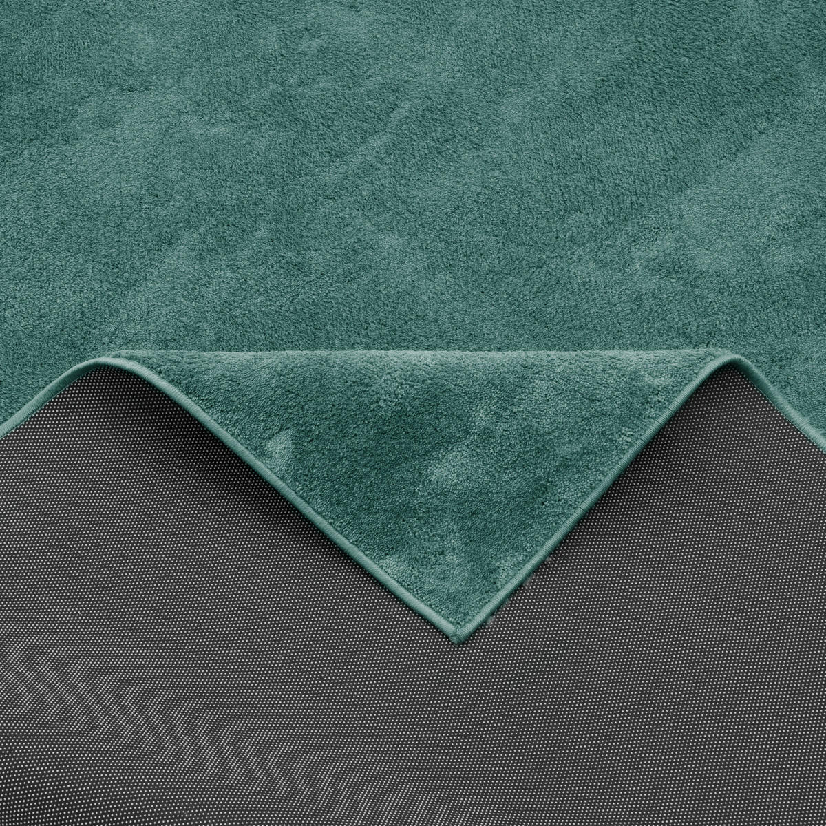 LUXUS SUPER SOFT HOCHFLOR LANGFLOR TEPPICH LÄUFER DELUXE - Mintgrün, Textil (80/400cm) - Snapstyle