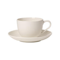 KAFFEETASSE MIT UNTERTASSE For Me weiß 160 ml - Weiß, Keramik (14.8/8.8/14.8cm) - Villeroy & Boch