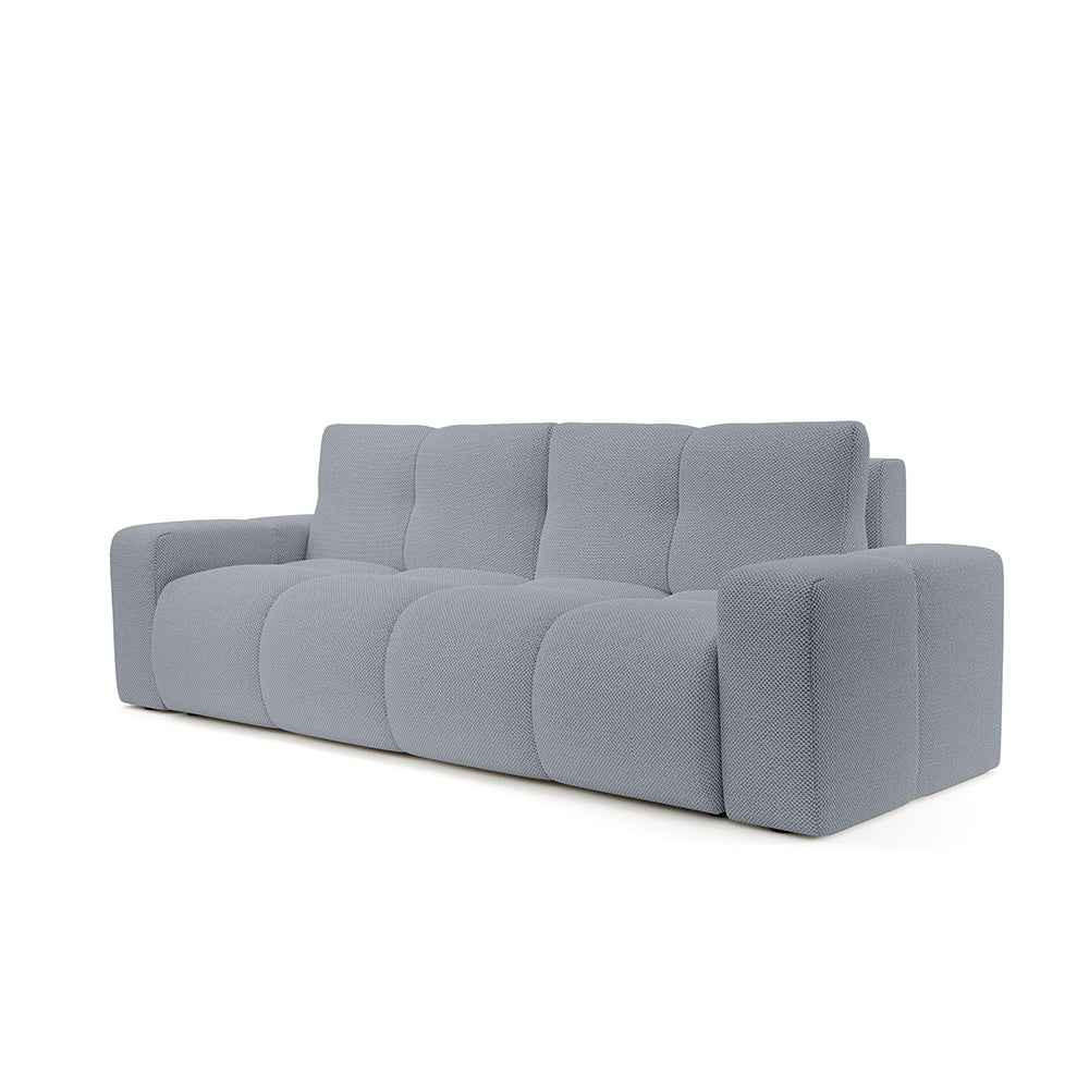 Pillovely Sofa Silber 259x91x99 cm