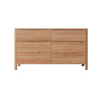 HOLZKOMMODE Modena Low 150, Naturfarben - Buchefarben, Holz/Buchenholz (150.5/91.5/45cm) - Visby