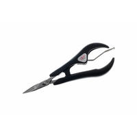 NAGELSCHERE EDELSTAHL SS-201, 12.3 cm - Silberfarben/Schwarz, Metall (4.5/1.2/12.3cm) - Seki EDGE