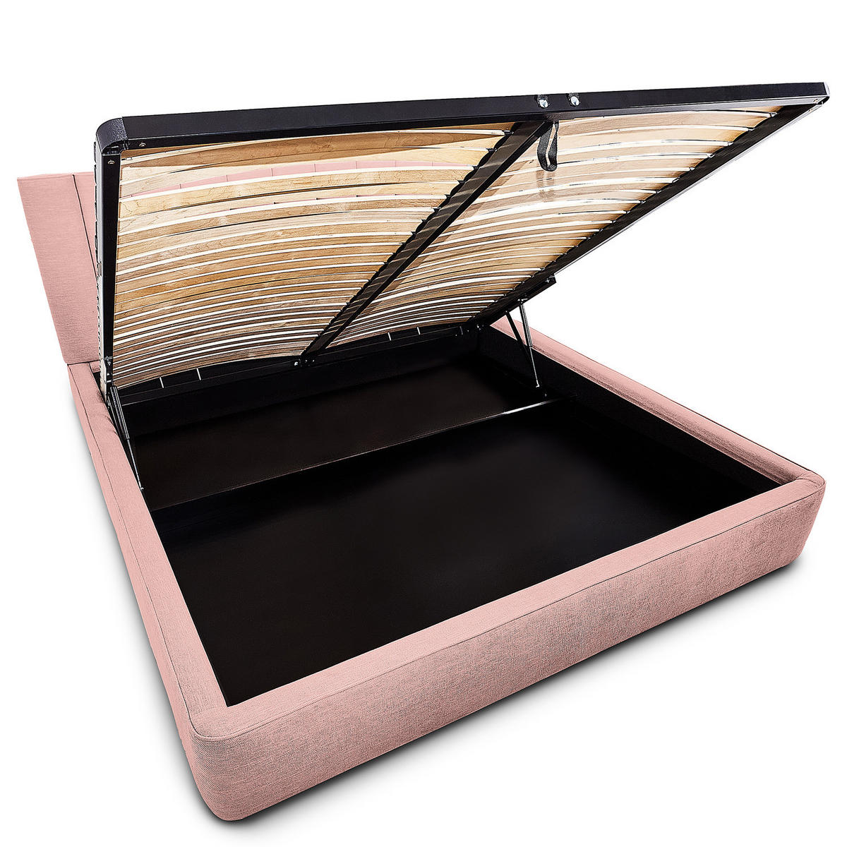 POLSTERBETT - Mauve, Textil (180/200cm) - home24