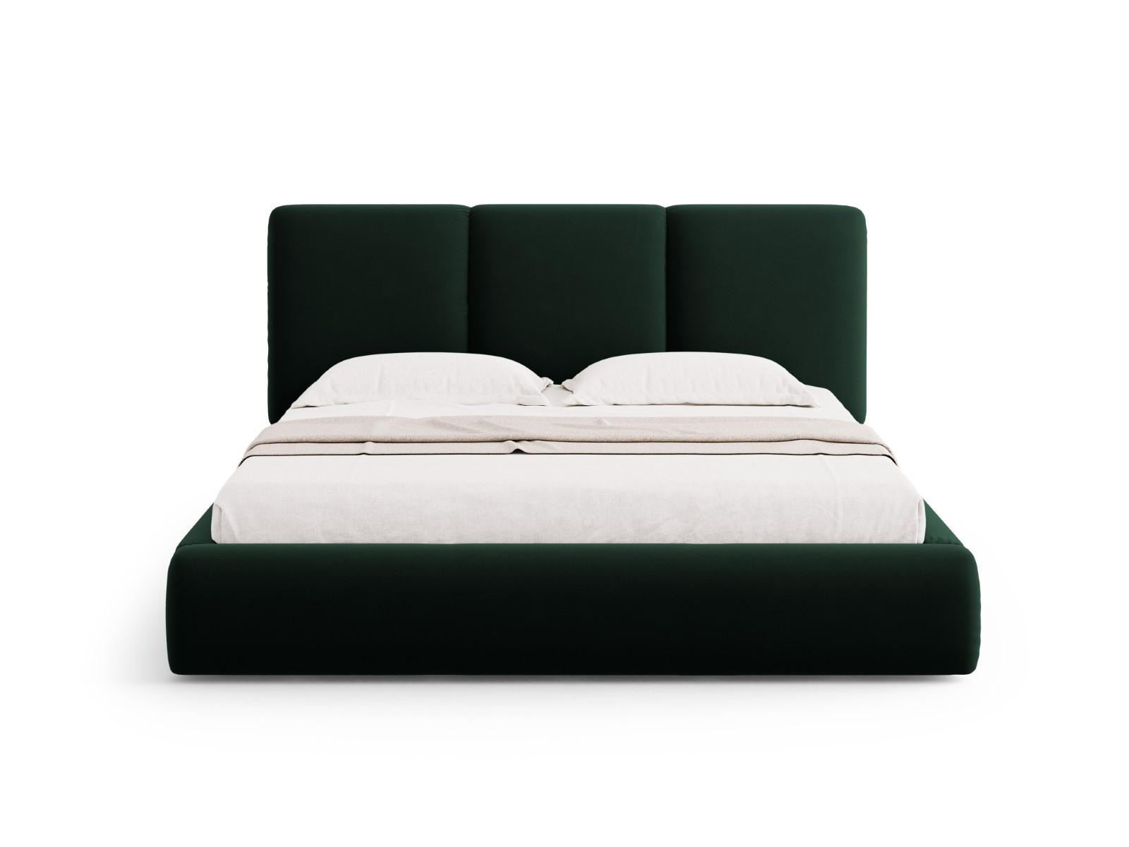 Cosmopolitan Design Bett Dunkelgrün 160x200 cm