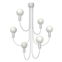 DECKENLEUCHTE - Weiß, Metall (60/60/115cm) - Lumicom