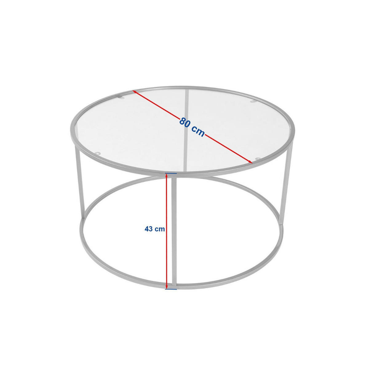 COUCHTISCH mit Glasplatte 80/80/43 cm - Schwarz, Metall (80/80/43cm) - Calicosy