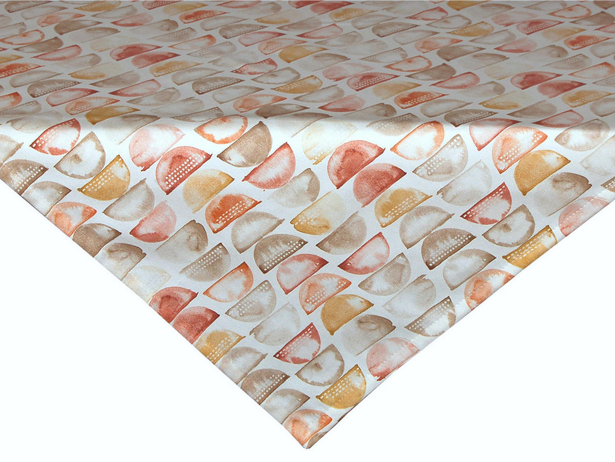 MITTELDECKE Ubuntu erdton 100% Baunwolle 80/80 cm - Taupe/Currygelb, Textil (80/80cm) - beties Heimtextil