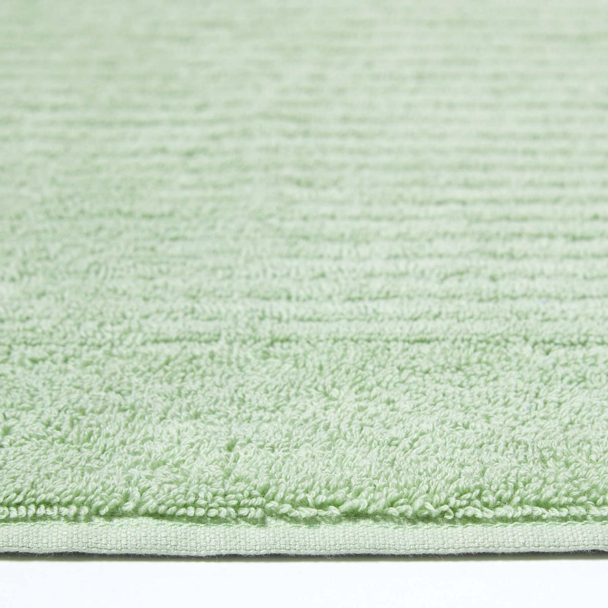 BADEMATTE Imperial 50/80 cm, Baumwolle - Salbeigrün, Textil (50/80cm) - Homescapes