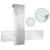 GARDEROBE DualVista Beton Oxid Optik - Hellgrau, Holzwerkstoff (208/193/35cm) - Vladon