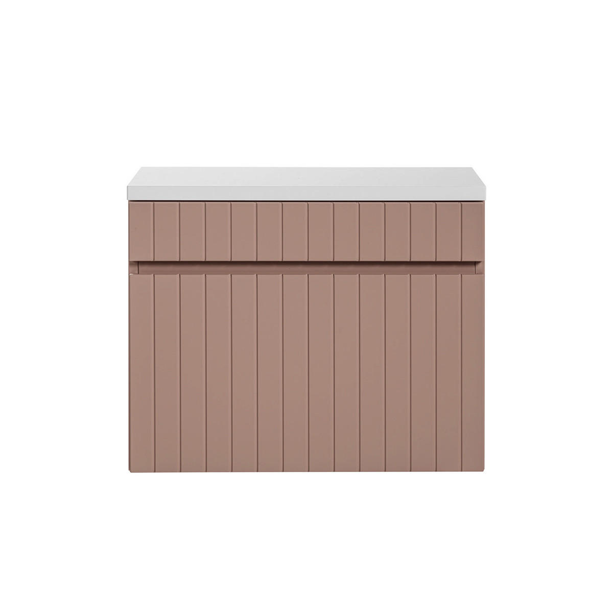 WASCHTISCHUNTERSCHRANK 60.4cm Zelie Rose - Pink, Holzwerkstoff (60.4/48/46cm) - Petits-meubles