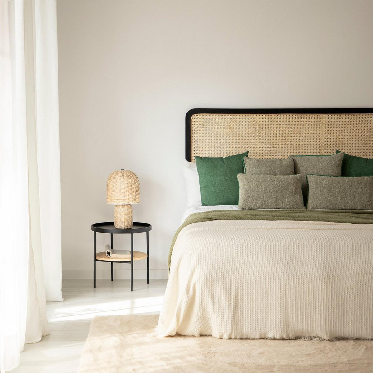 BEISTELLTISCH Niko Schwarz 45 cm x 46,5 cm 2er-Set - Schwarz, Metall (45/45/46cm) - Klast Home