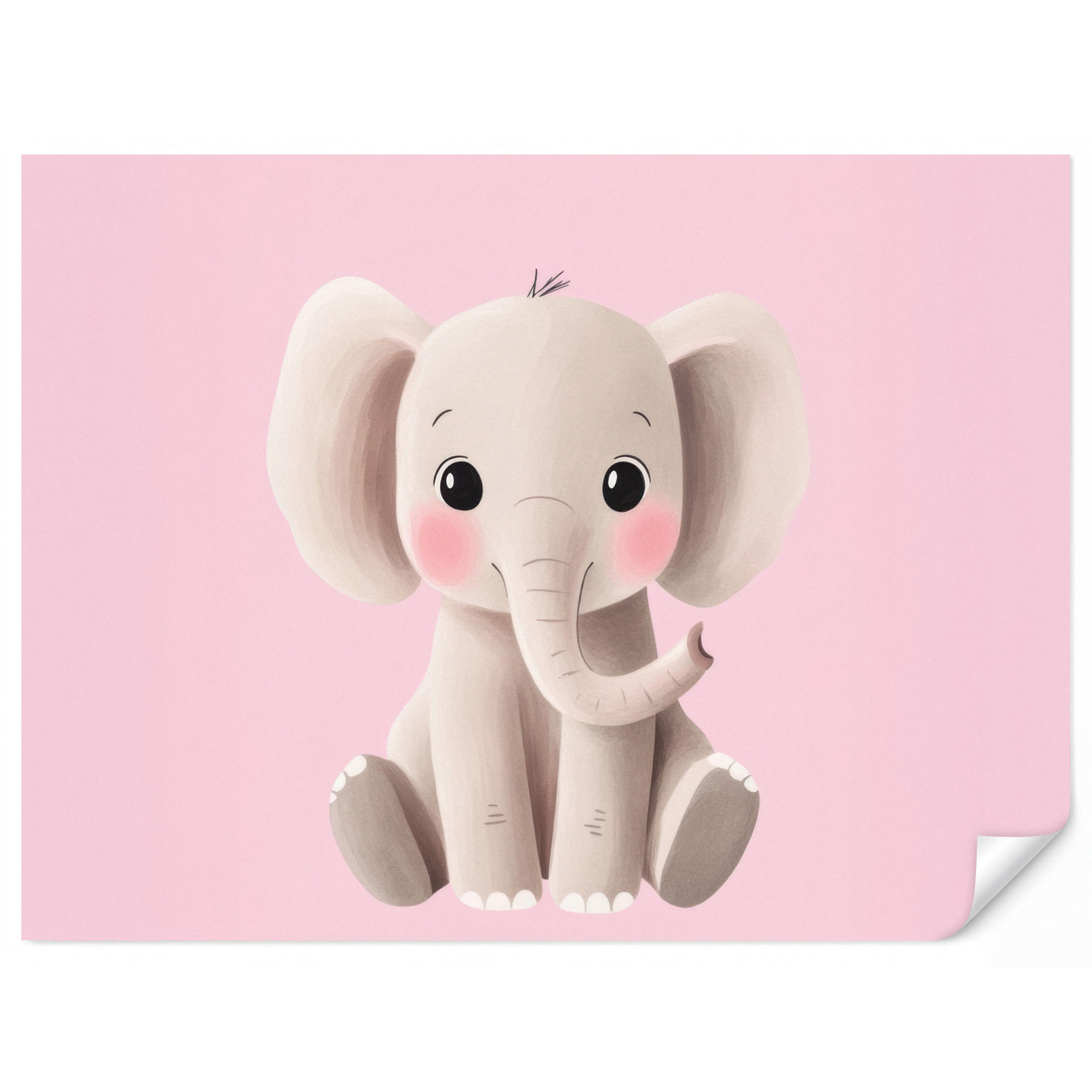 OnlyWow Kindertapete Hellrosa 350x260 cm