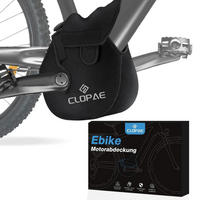 EBIKE Motorabdeckung Neopren Wasserdicht Transportschutz - Schwarz, Kunststoff (21.5/3.5/30.5cm)