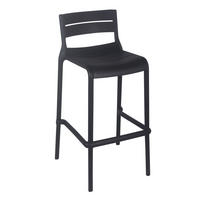 HOCHSTUHL, Schwarz - Schwarz, Kunststoff (49/51cm) - Oviala