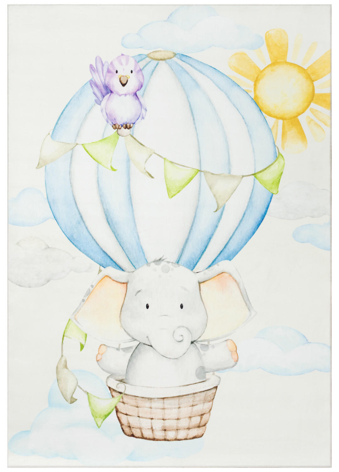 Tapiso Kinderteppich Creme 160x230 cm
