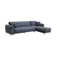 ECKSCHLAFSOFA Patna Anthrazit Relax - Langer Schenkel Links - Anthrazit, Holzwerkstoff/Kunststoff (310/180cm)