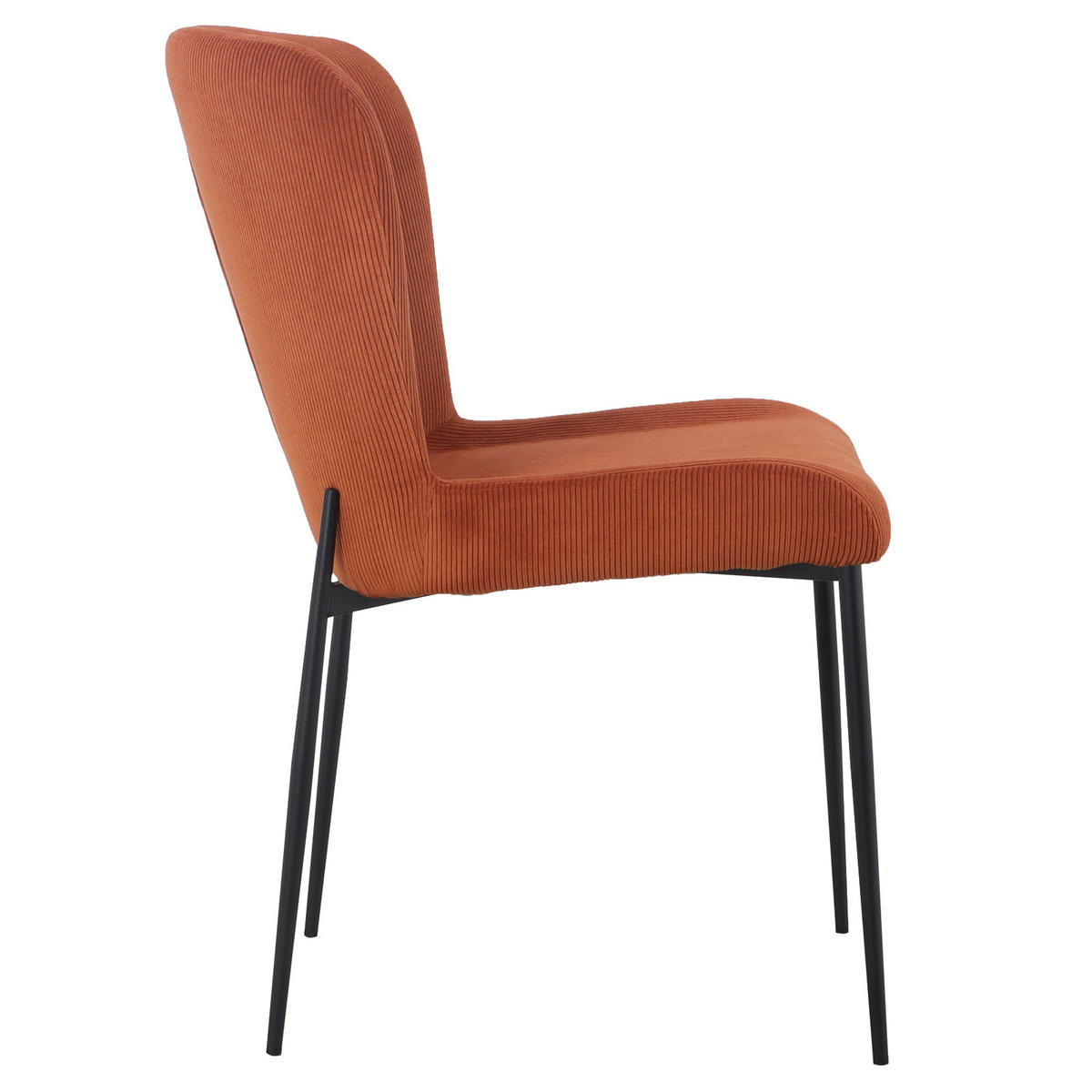 ESSZIMMERSTÜHLE 2er Set FREDDIE Orange - Orange, Textil (48/83/56cm) - SVITA