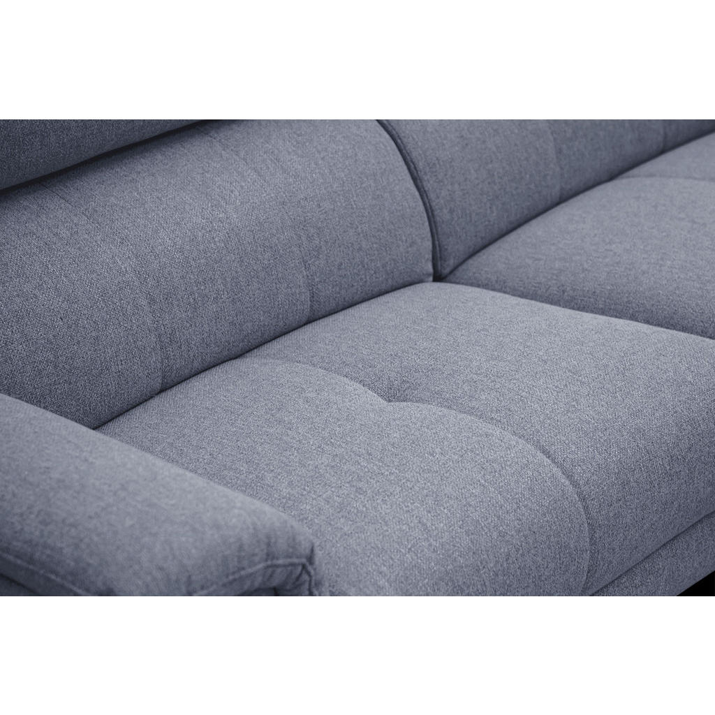 Thumbnail - Courtois Laville Relaxsofa, Hellblau, Textil, Rechteckig, 212x82x103 cm, Wohnzimmer, Sofas & Couches, Sofas, Heimkino So...
