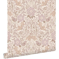 TAPETE Blumen und Vögel 53 cm x 10.05 m - Beige, Papier (53/1000cm) - ESTAhome