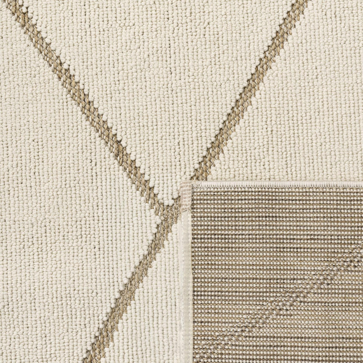 KURZFLORTEPPICH 120/160 cm München 533 - Beige, Kunststoff (120/160cm) - Paco Home