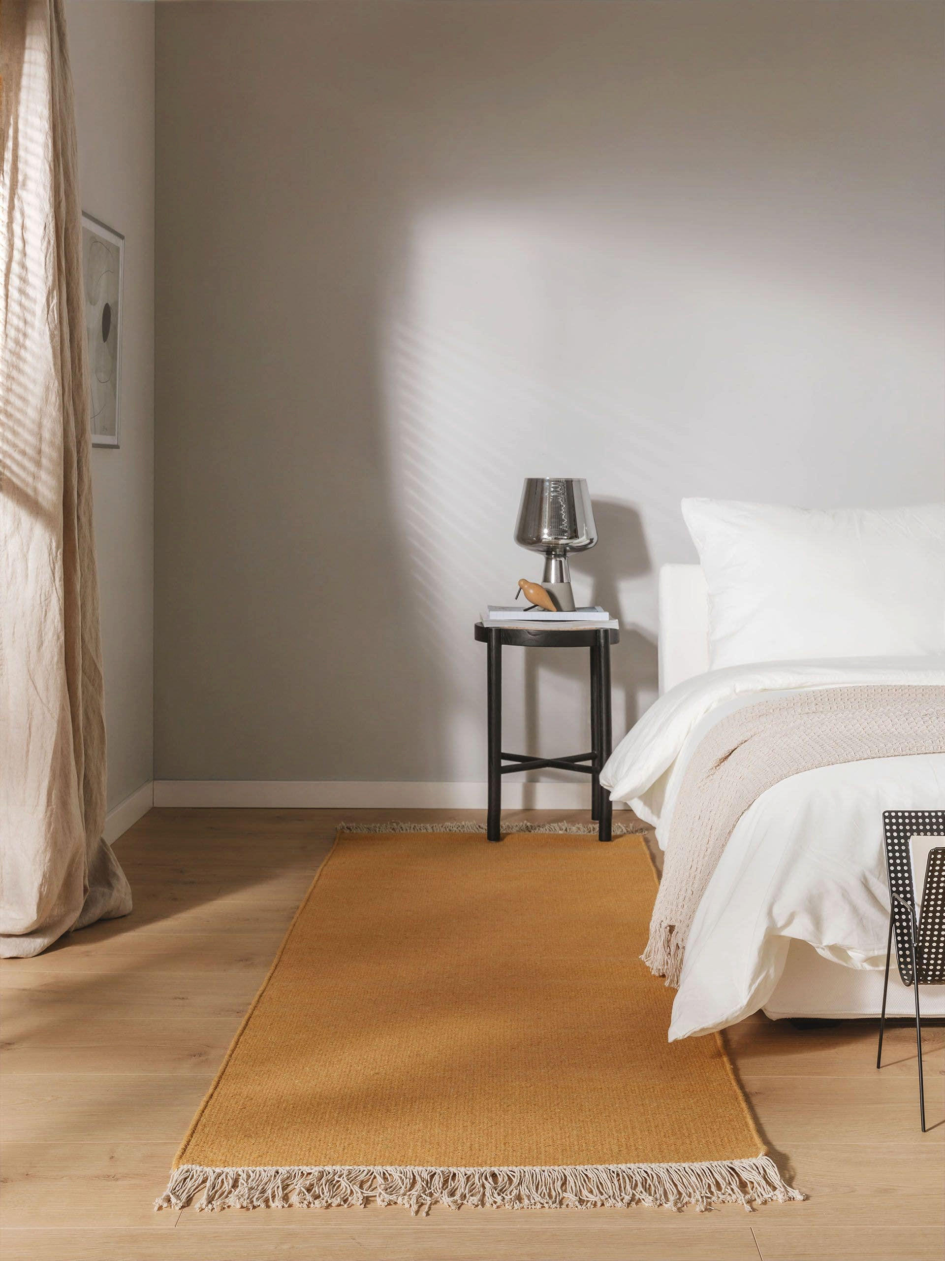 WOLLTEPPICH Liv Gelb 70x200 cm - Gelb, Textil (70/200cm) - benuta Pop