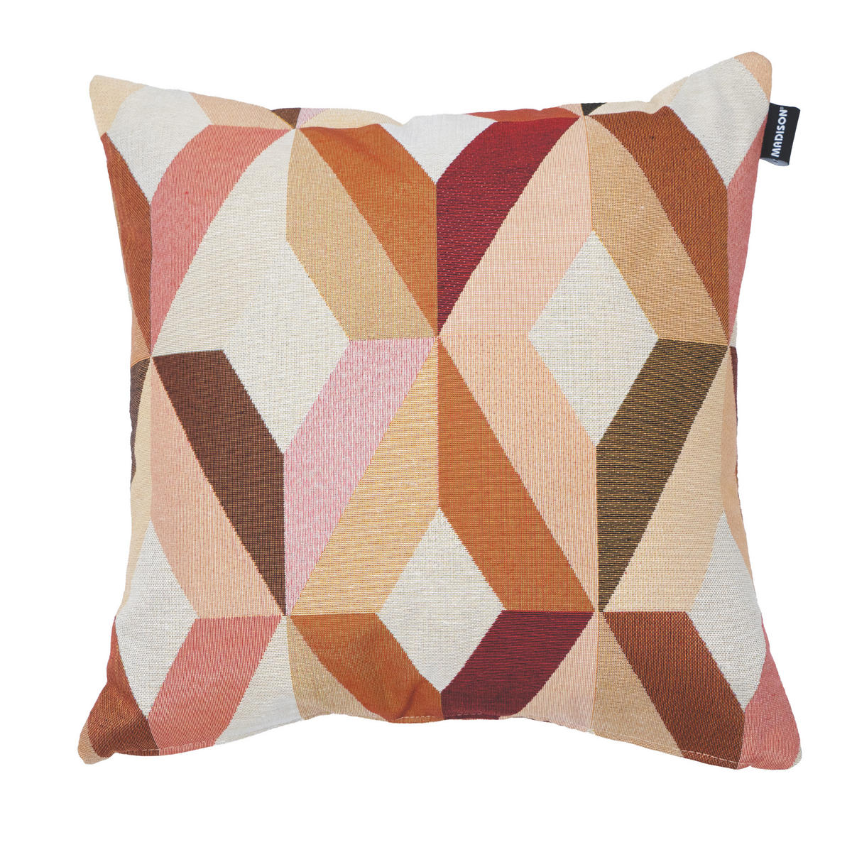 DEKORATIONSKISSEN Madison Home - Mehrfarbig - 45/45/10 cm - 4er-Set - Rostfarben/Multicolor, Textil (45/45cm) - Madison