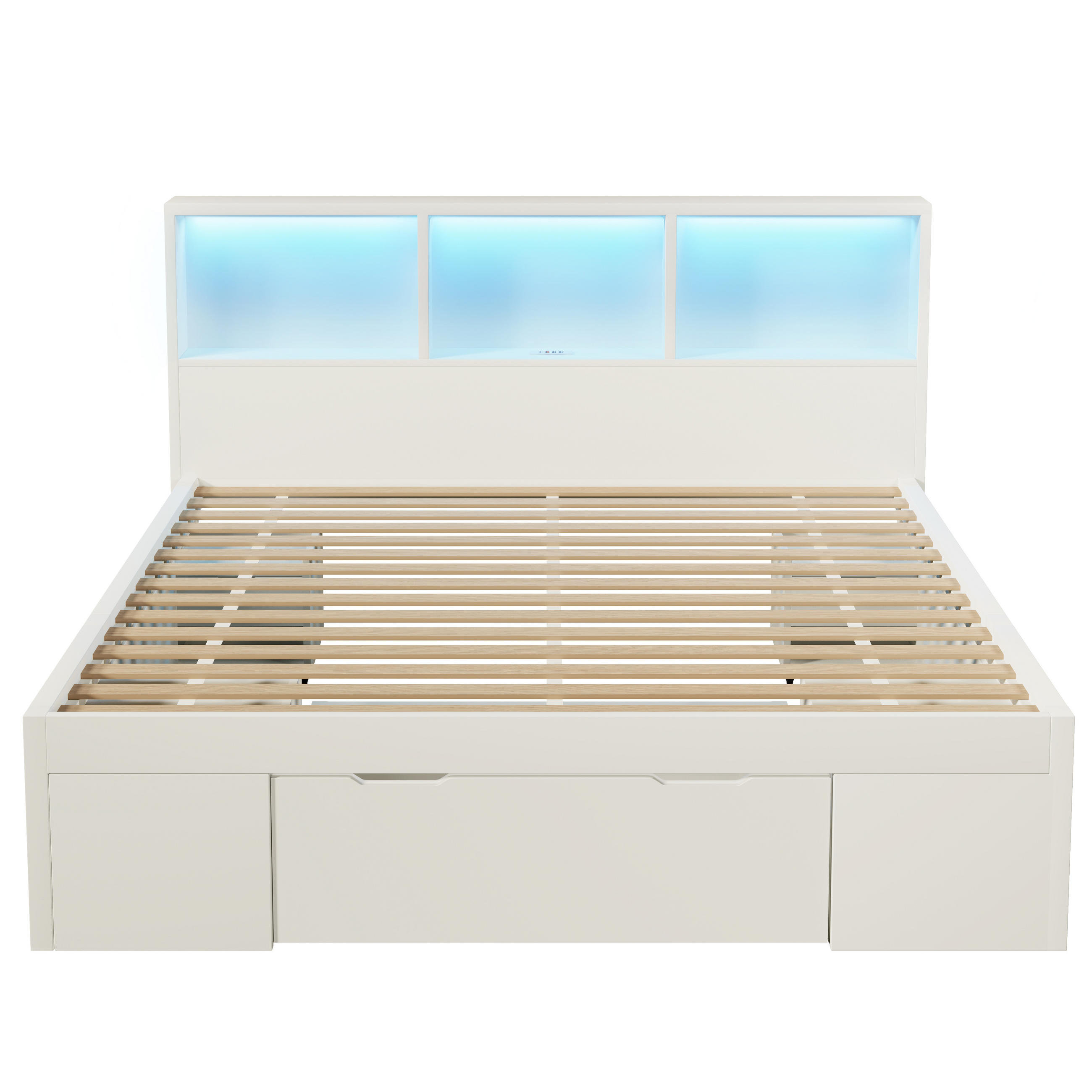 XXXLutz Funktionsbett Weiß