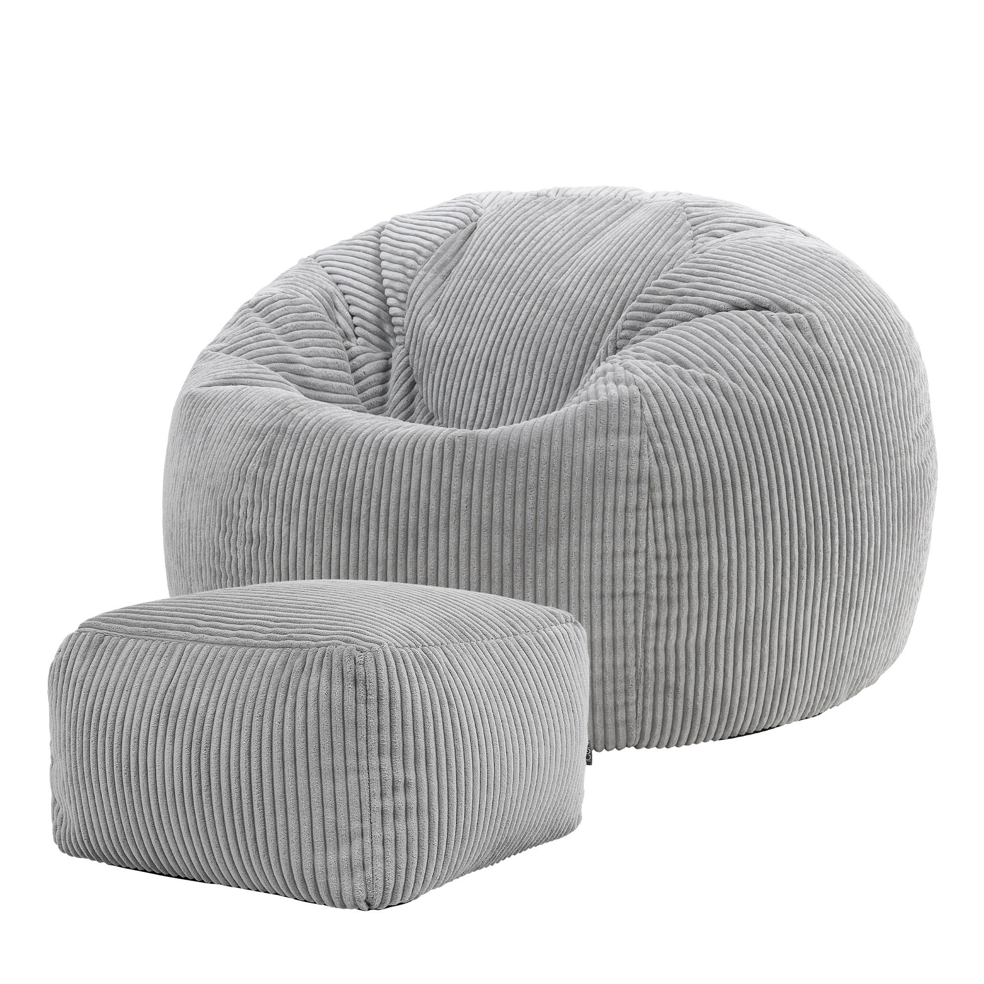 icon Sitzsack Hellgrau 85x50x85 cm