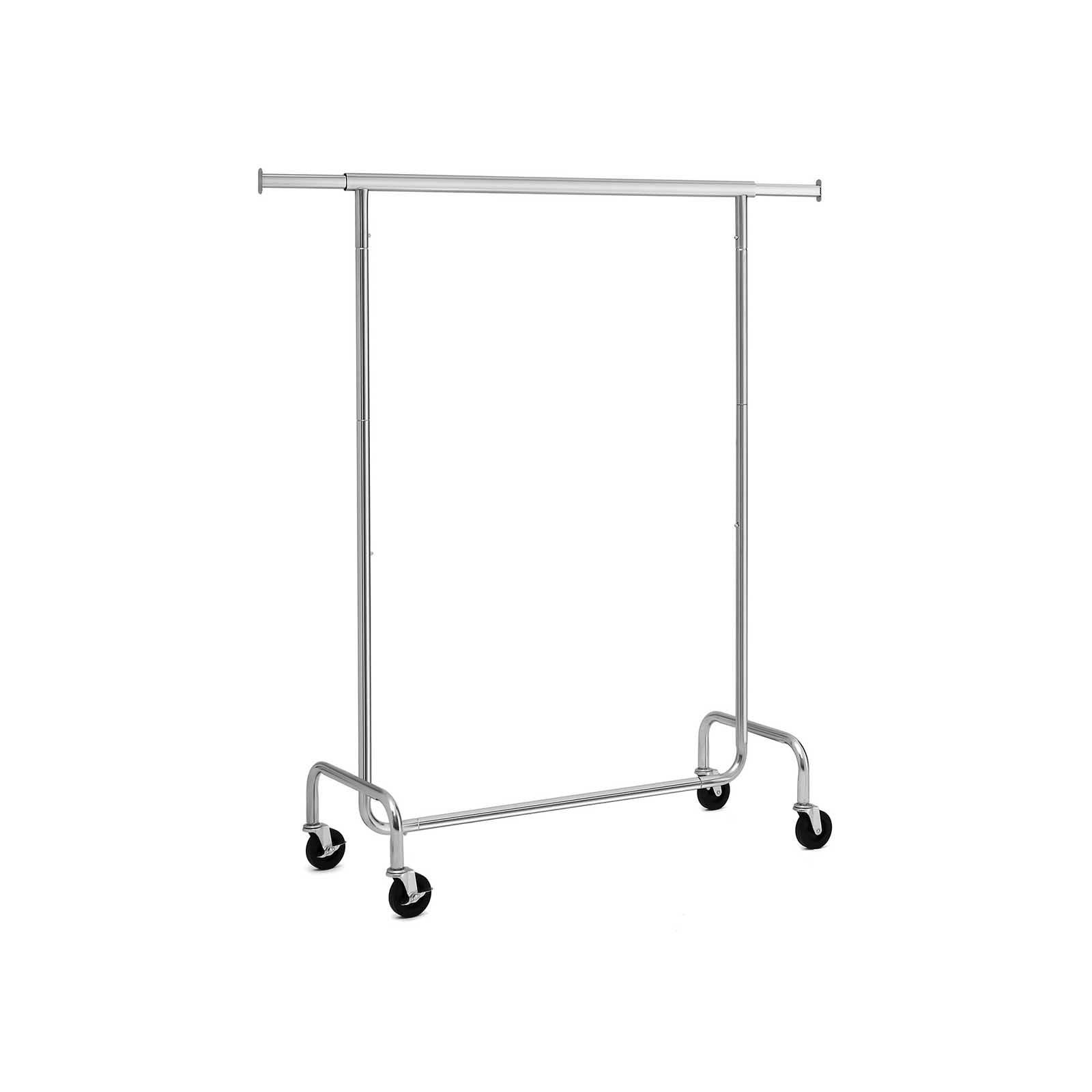 Hansiro Kleiderständer Silber 160x45x45 cm