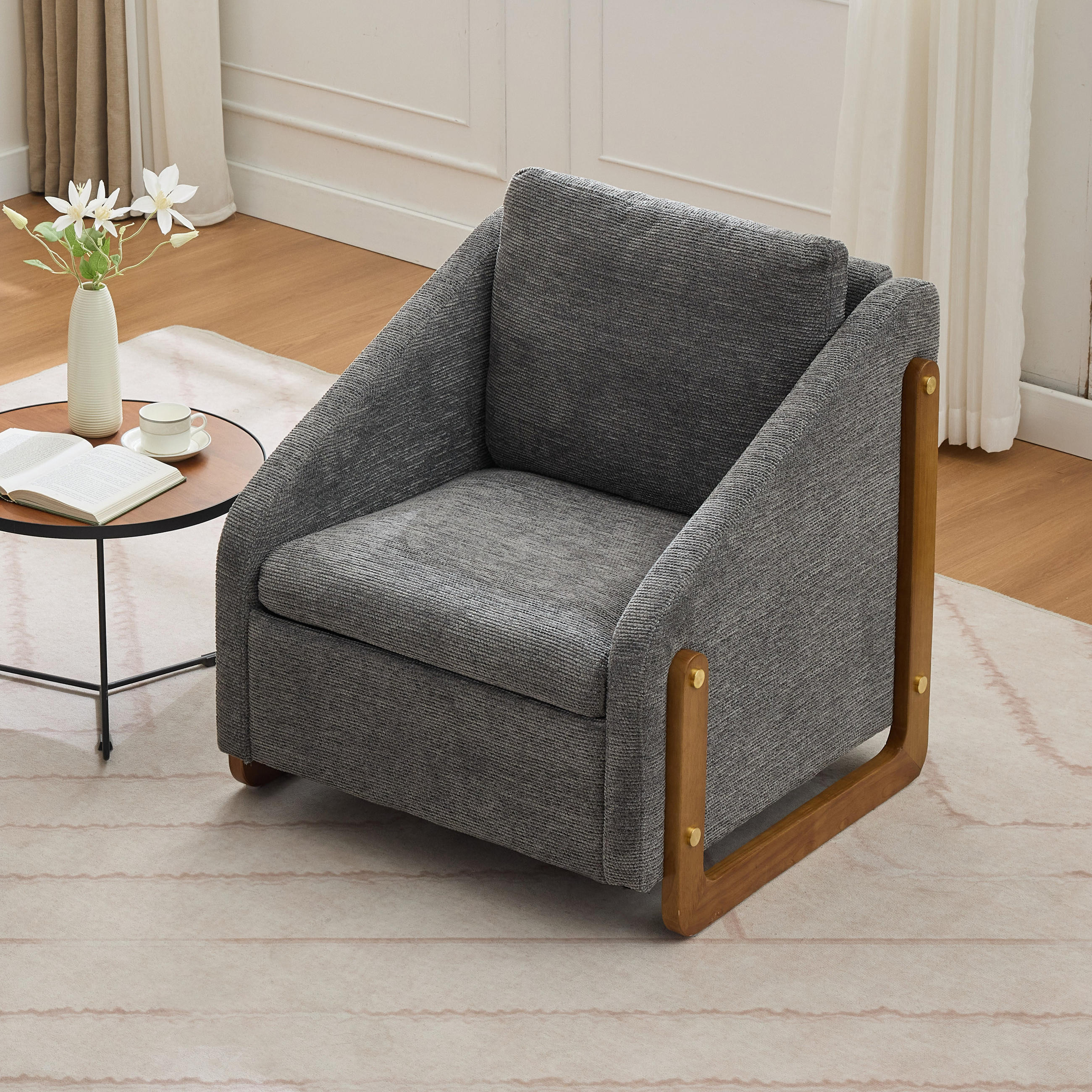 ComfortXL Sessel Grau 73.5x73.5x73.5 cm