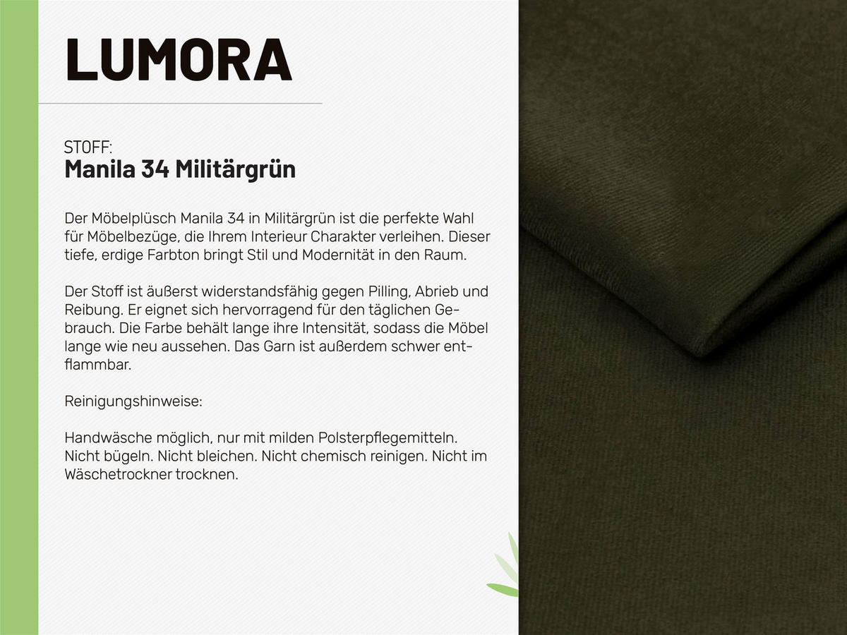 SESSEL Lumora mit Holzbeinen Waldgrün - Waldgrün, Holz (68/82/78cm) - Panda Möbel