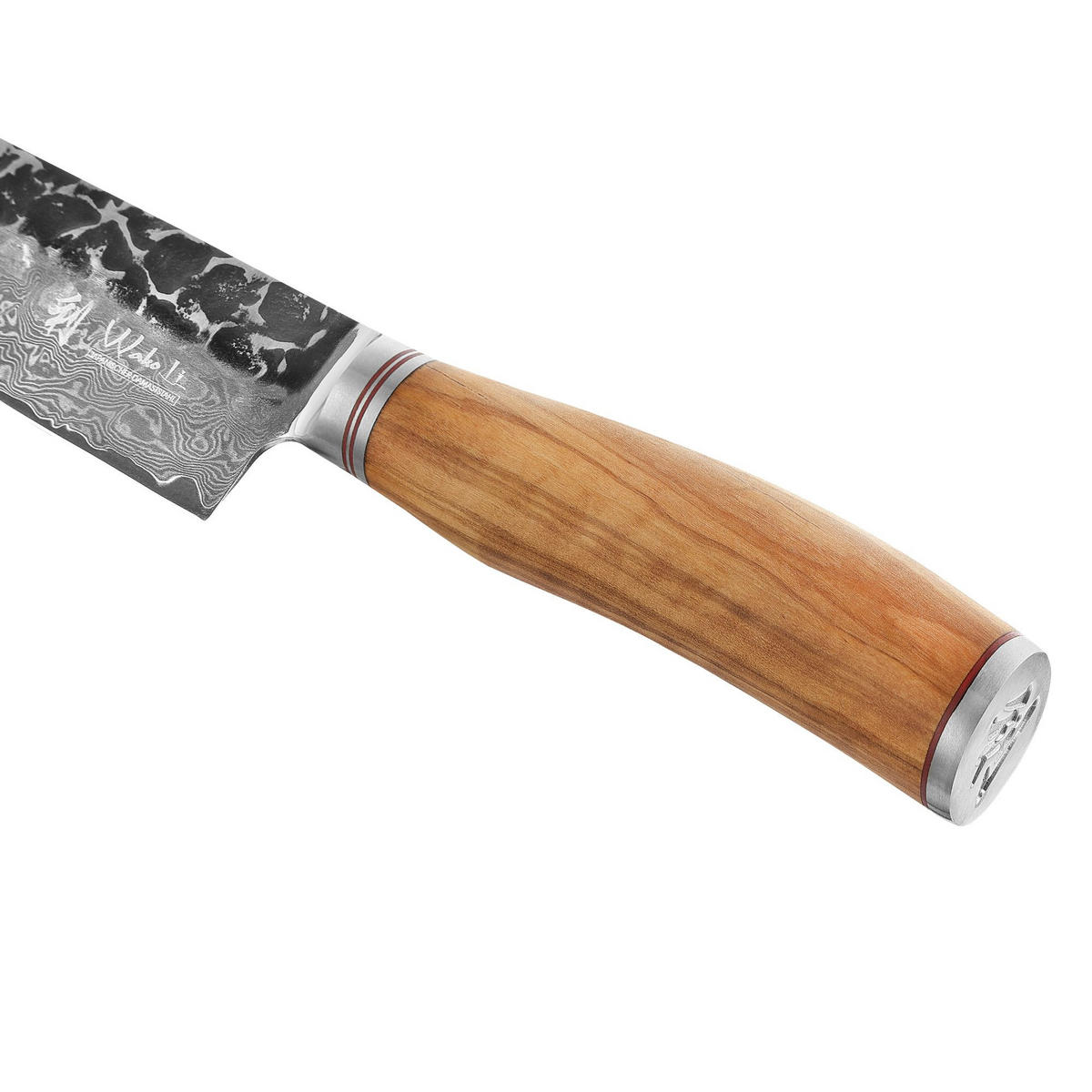 CHEFMESSER 20 cm - Braun, Holz/Metall (33cm) - Wakoli