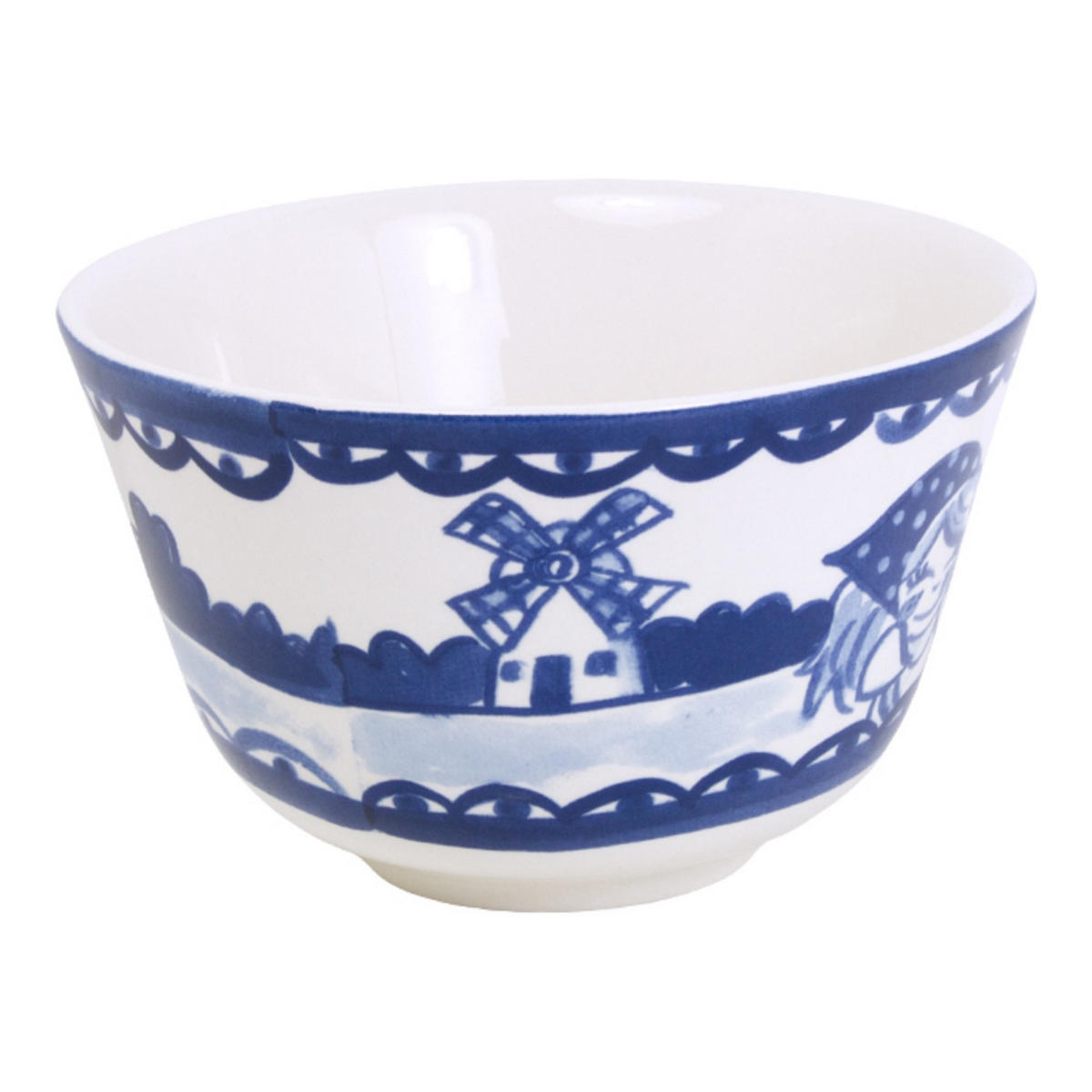 SCHALE Herz in Blau - 14cm - Blau, Keramik (14.3/9/14.3cm) - Blond Amsterdam