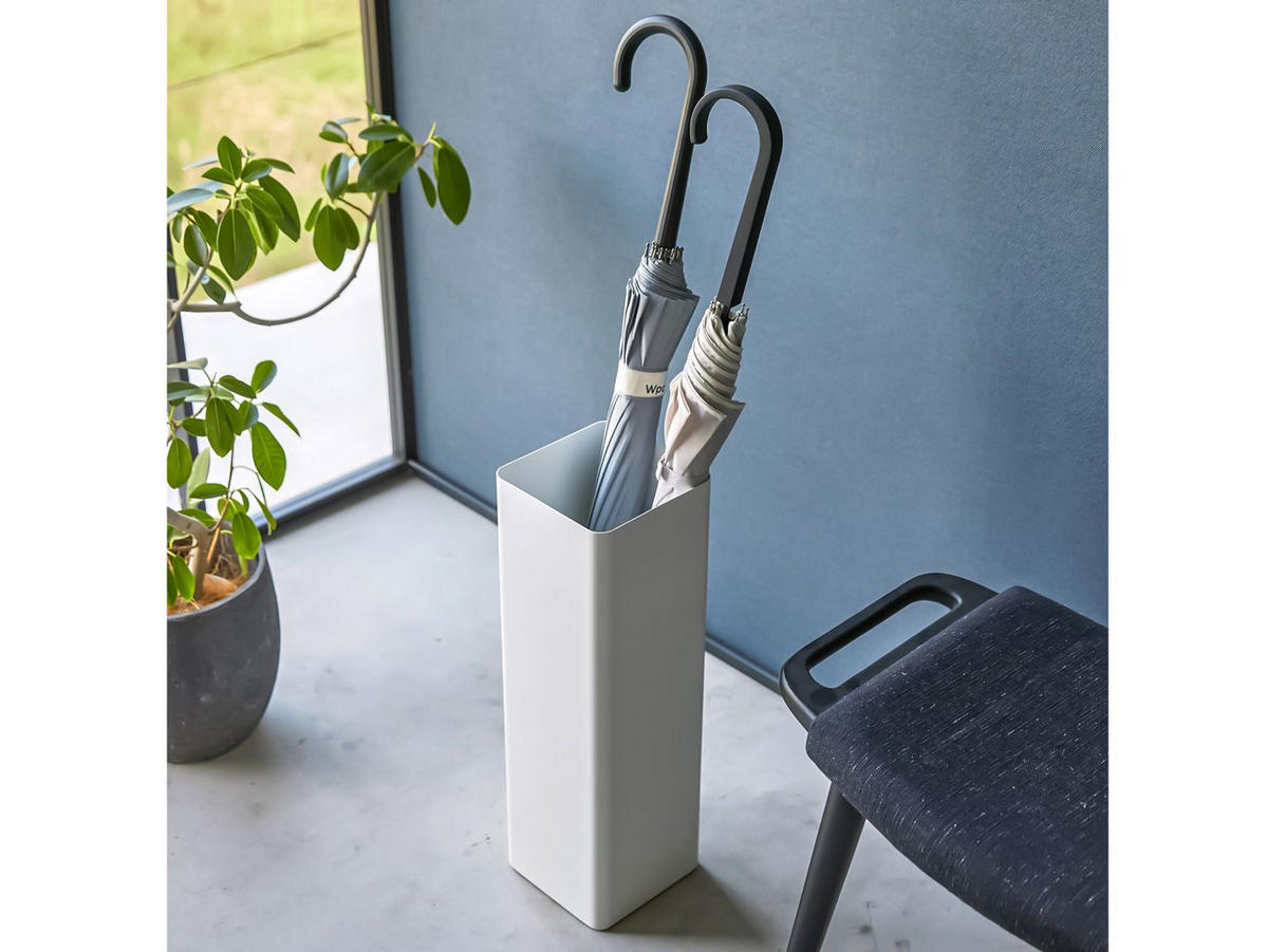 SCHIRMSTÄNDER Smart weiß 15/48/15 cm - Weiß, Metall (15/48/15cm) - Yamazaki