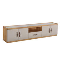 LOWBOARD FLORIANA Weiß Eiche - Eichefarben/Weiß, Eichenholz/Holz (140/200cm) - KAWOLA