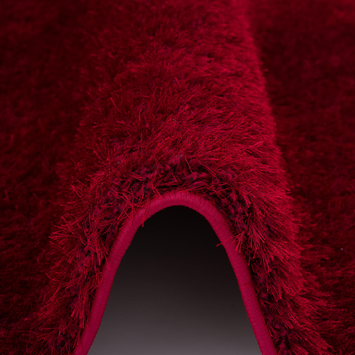 HOCHFLOR SHAGGY TEPPICH LUXUS FEELING MIX - Rot, Textil (200/200cm) - Snapstyle