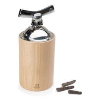 PFEFFERMÜHLE Isen 16cm für Langpfeffer Buchenholz Natur Stahlmahlwerk - Braun, Holz (7.7/16/7.7cm) - PEUGEOT