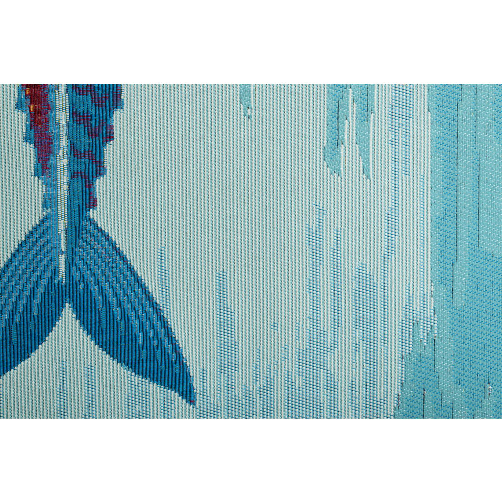Thumbnail - Sansibar Sylt Outdoorteppich, Türkis, Textil, Tiere, Rechteckig, 160x230 cm, Oeko-Tex®, für Fußbodenheizung geeignet, Te...