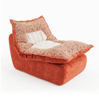SCHLAFSOFA 4377 - Orange, Textil (69/46/127cm) - Vercart