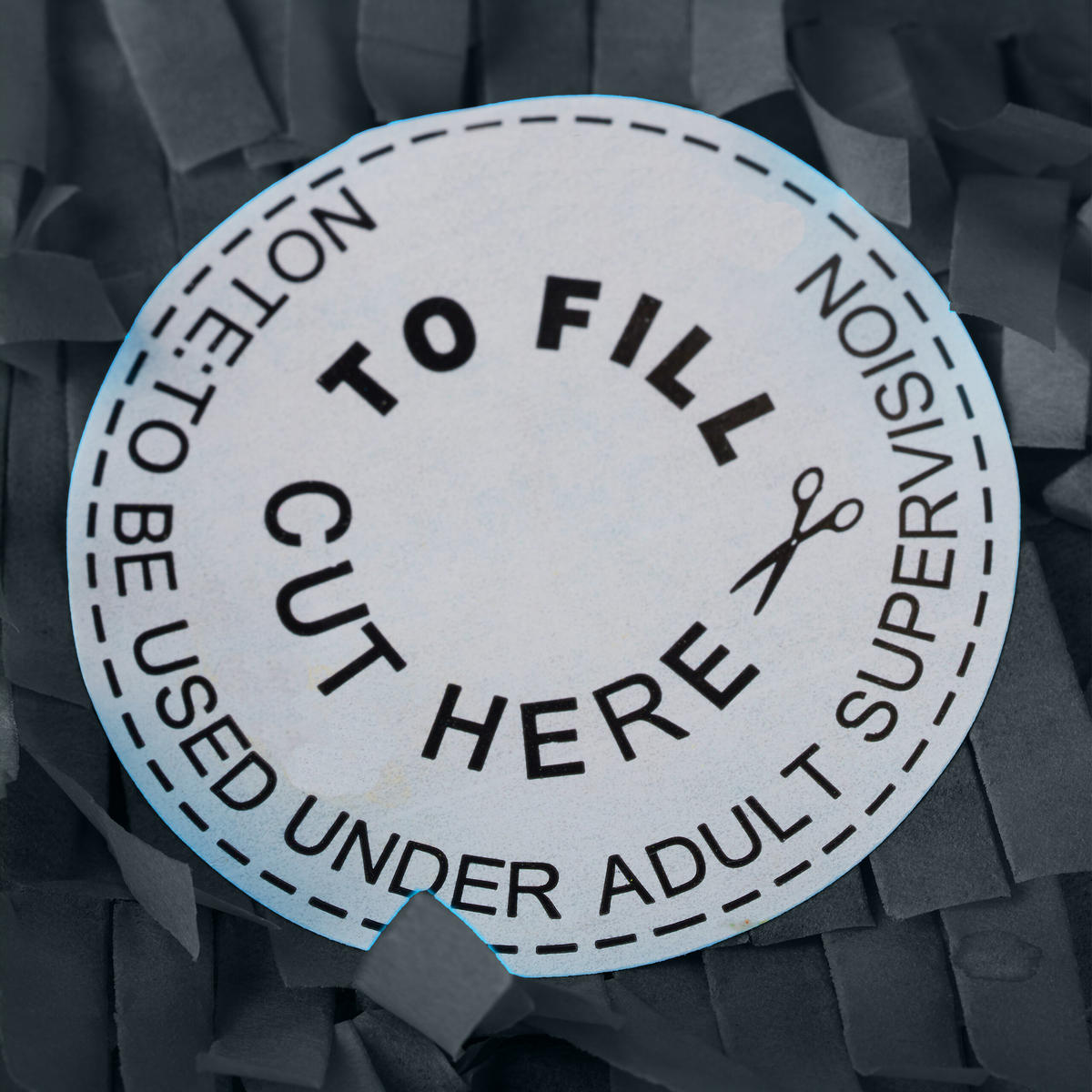 PINATA - Multicolor, Papier/Wellpappe (46/30/9cm) - Relaxdays