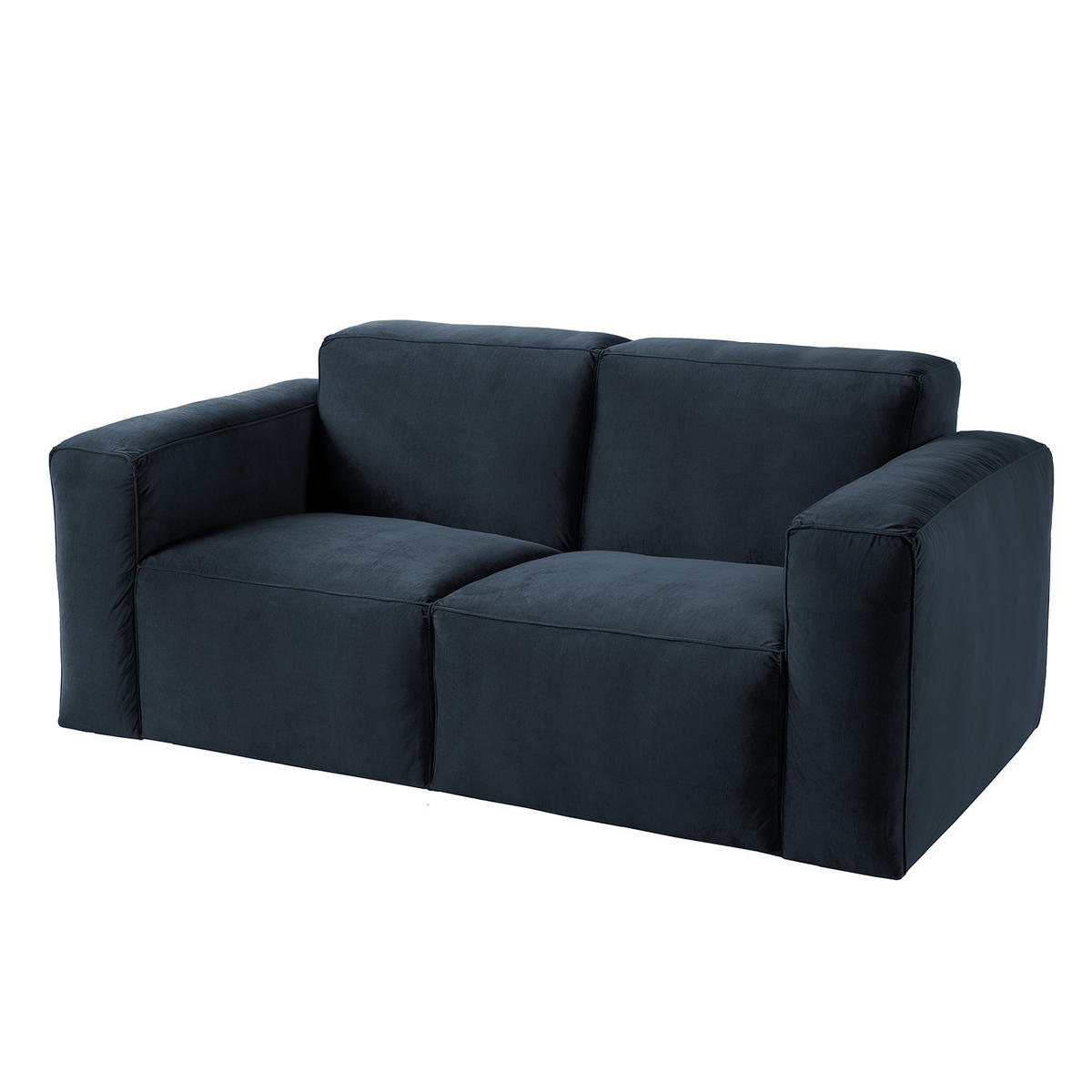 2-SITZER SOFA - Dunkelblau, Textil (190/75/96cm) - home24
