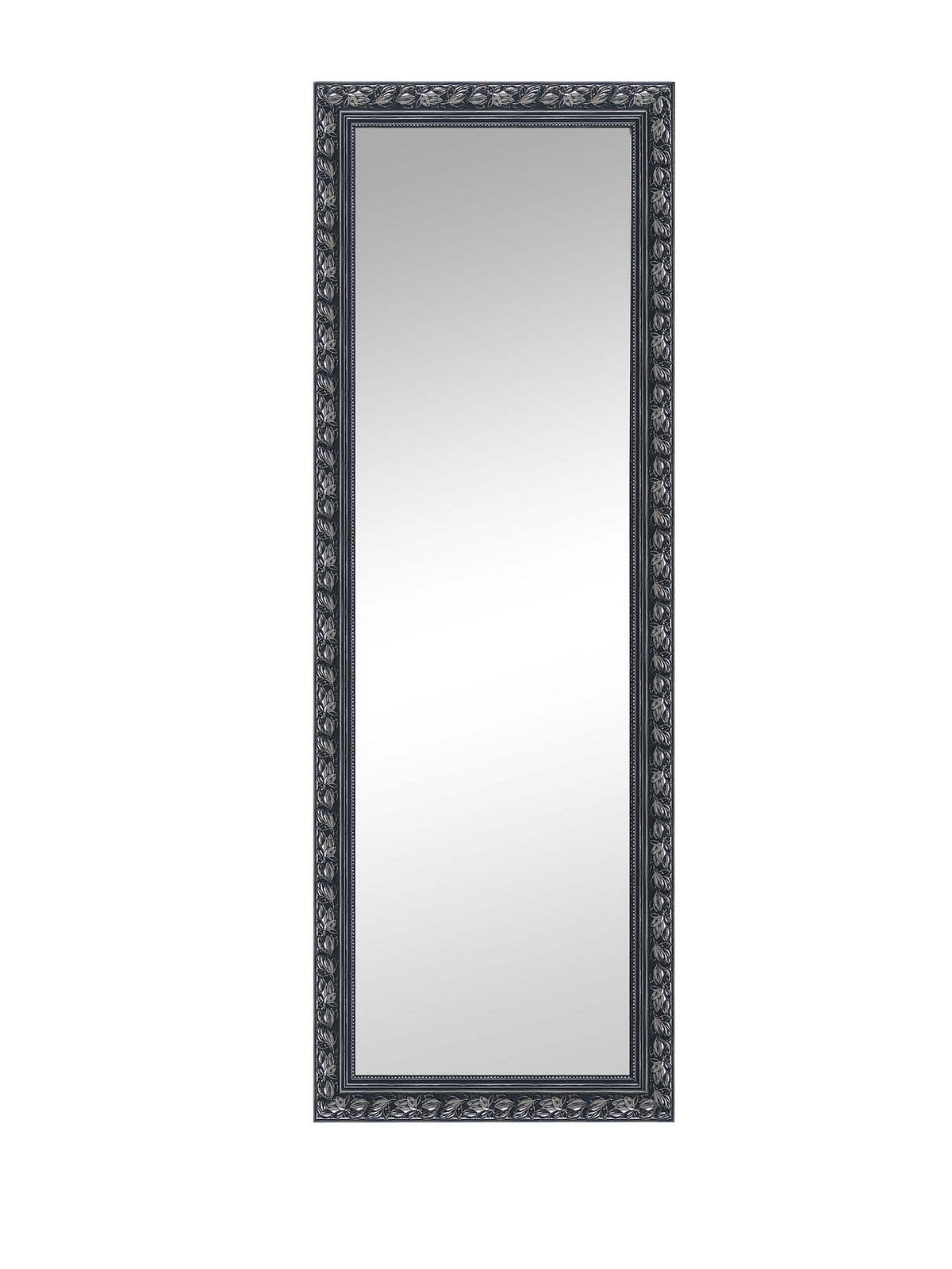 WANDSPIEGEL Tanja Schwarz-Silber - 50 x 150cm - Schwarz, Holz (50/150/3cm) - Niermann