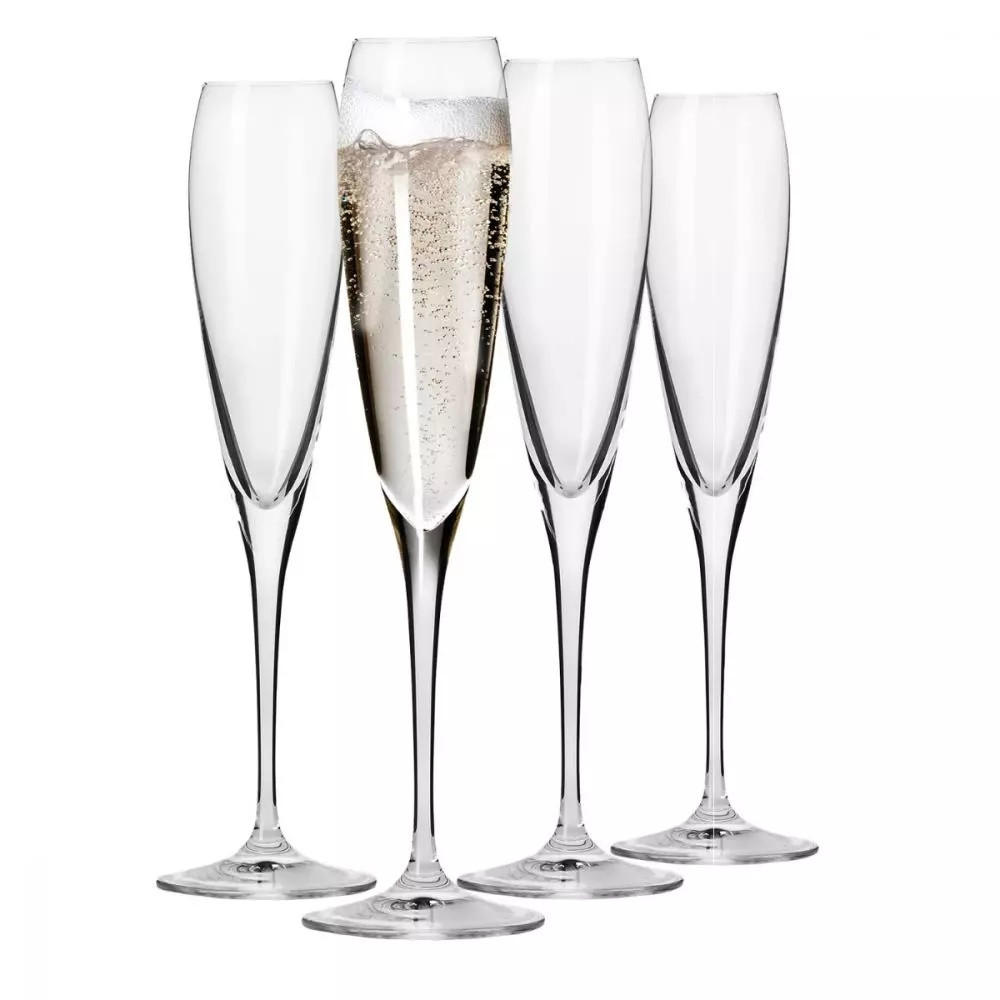 SEKTGLÄSER, 4er-Set, 170 ml - Transparent, Glas (0.17L) - Krosno Glass