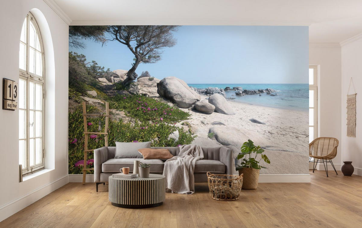 FOTOTAPETE Strand-Motiv 450 x 280 cm - Multicolor, Papier (450/280cm) - Sanders & Sanders