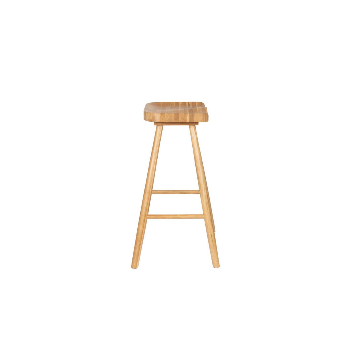 BARTRESENHOCKER aus Holz, H65,5 cm - Vander - color_light_wood - Eschefarben, Holz (50/64/39cm) - Drawer