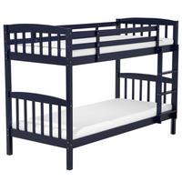 HOCHBETT Blau 90-200 cm Revin - Blau, Holz (90/200cm) - Beliani