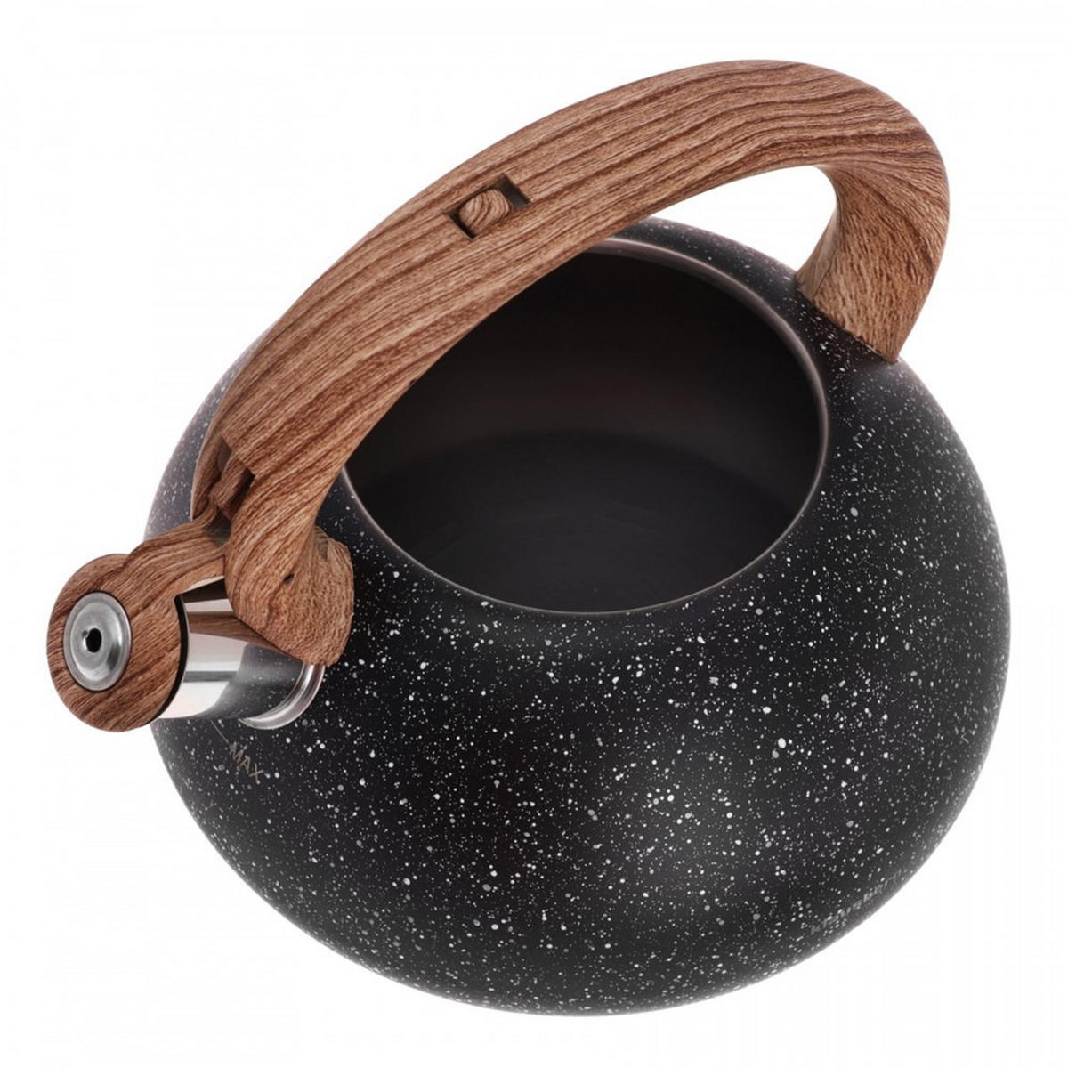 WASSERKESSEL Schwarz 25/23/23 cm KB7282 - Schwarz, Kunststoff (25cm) - Klausberg 